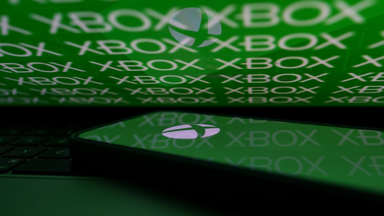 Xbox logo on phone