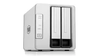 TerraMaster F2-210 NAS drive in silver
