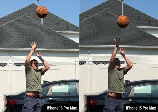 Shooting subjects in motion using iPhone 16 Pro Max