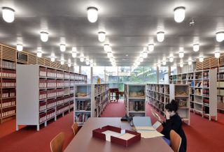 The library at the Rubenshuis