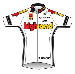 White Team High Road jersey