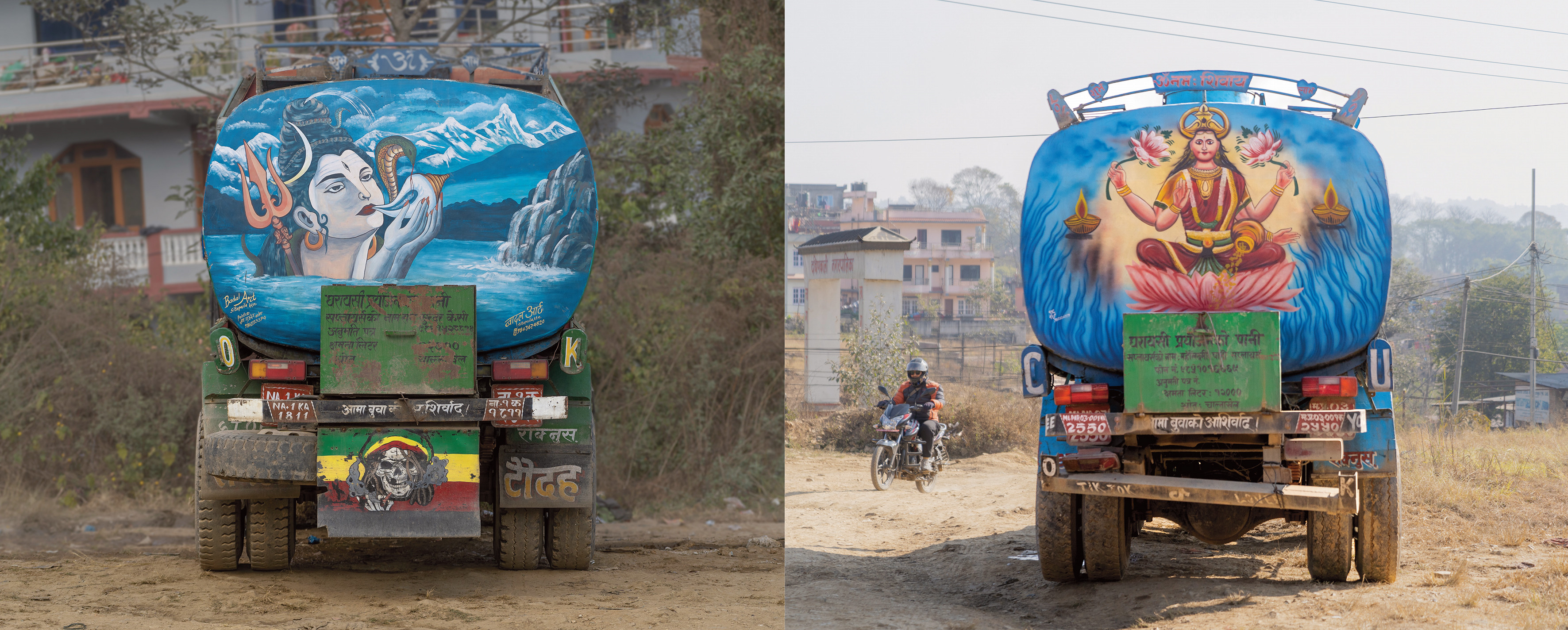 A spread from Trucks and Tuks