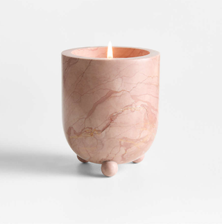 Laura Kim Crate & Barrel carrot scented garden candle for summer
