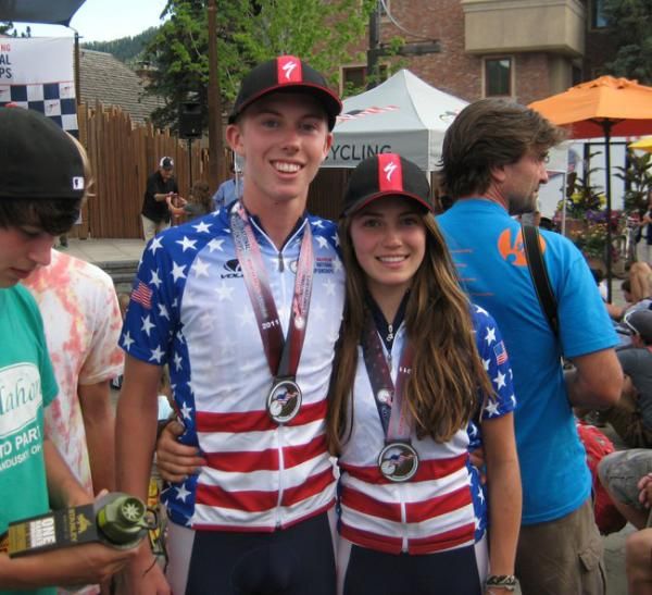 Lucas Newcomb and Kate Courtney