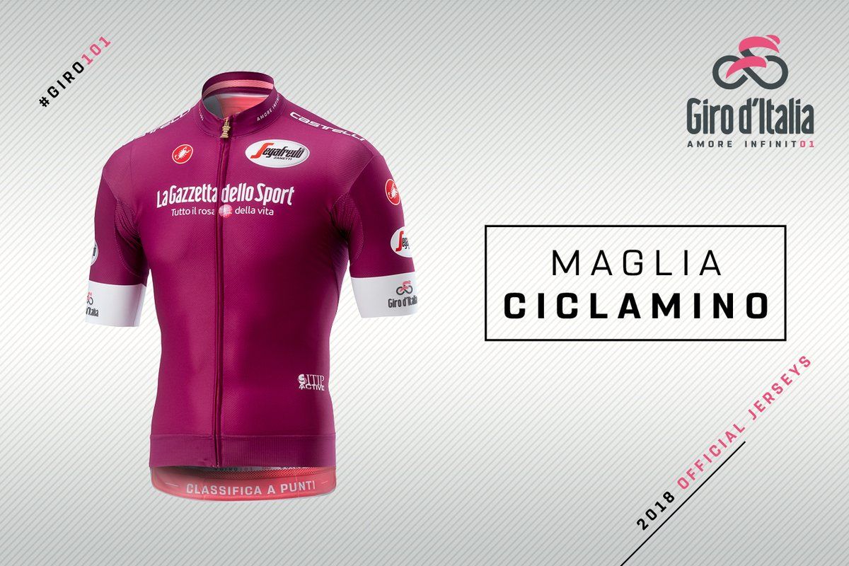 The 2018 maglia ciclamino