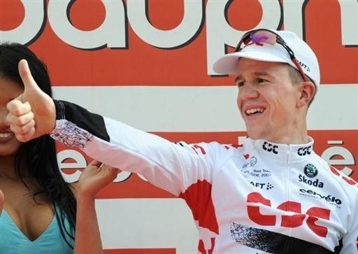 Thumbs up from the stage winner.