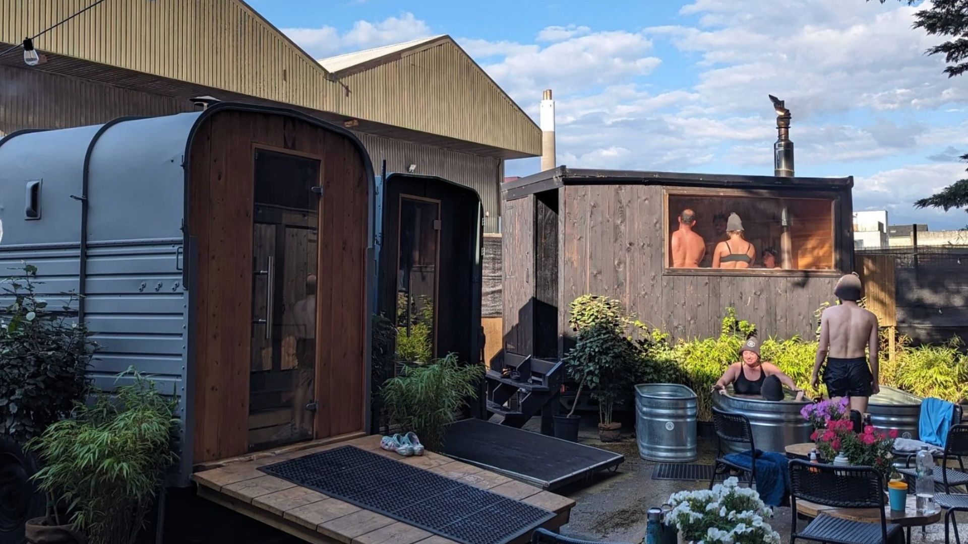 an image of the saunas at the community sauna baths in london
