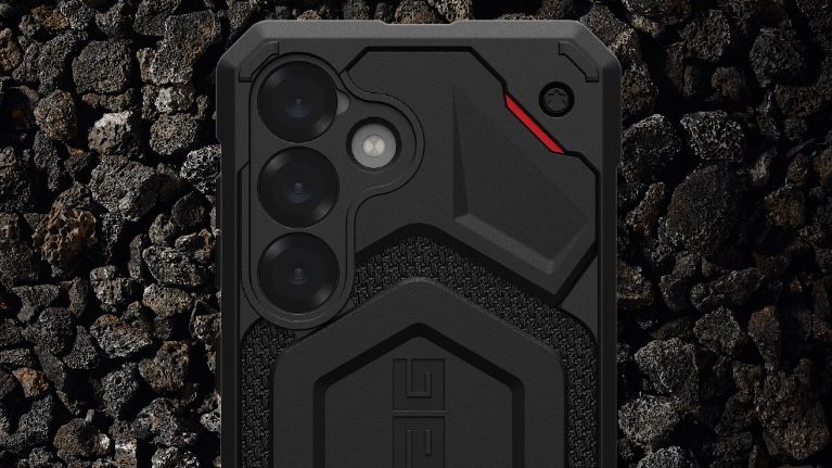 UAG Monarch Pro Kevlar Case on black background