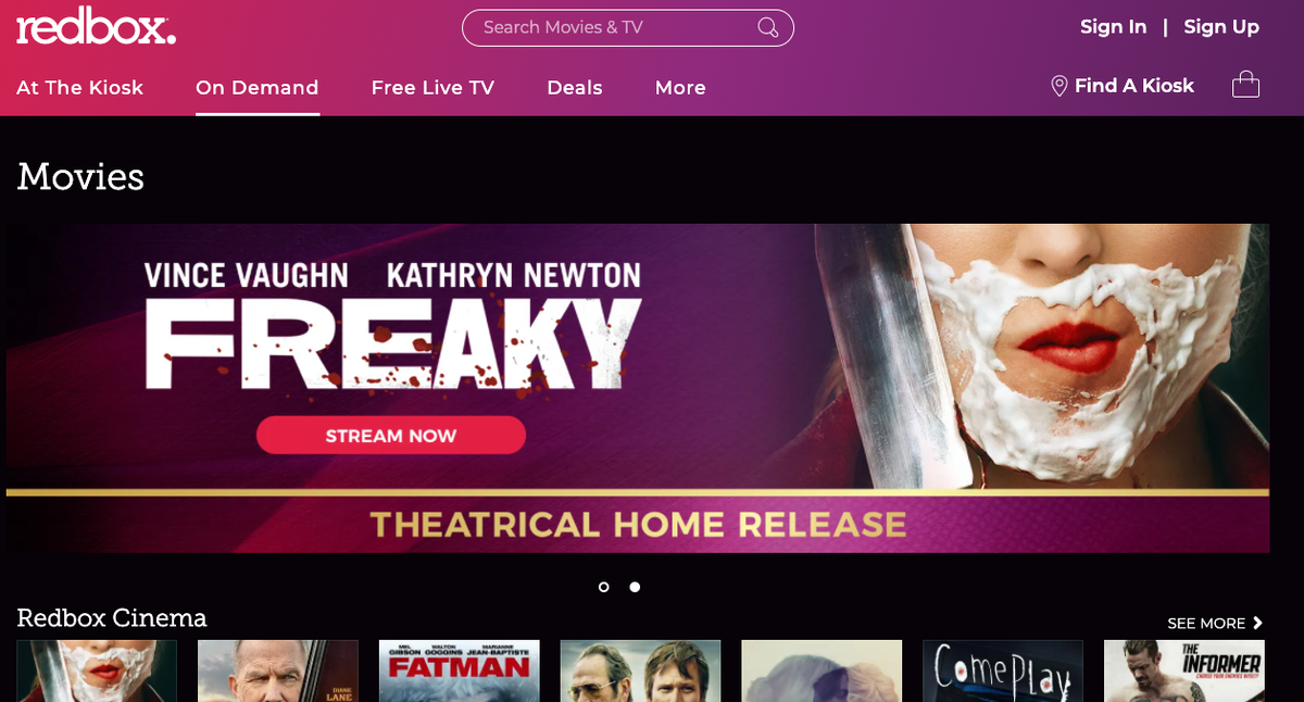 Redbox Free Live TV