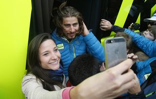 Selfies with World champion Peter Sagan (Tinkoff)