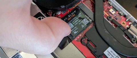 ROG Ally with WD_BLACK SN770M SSD installed.