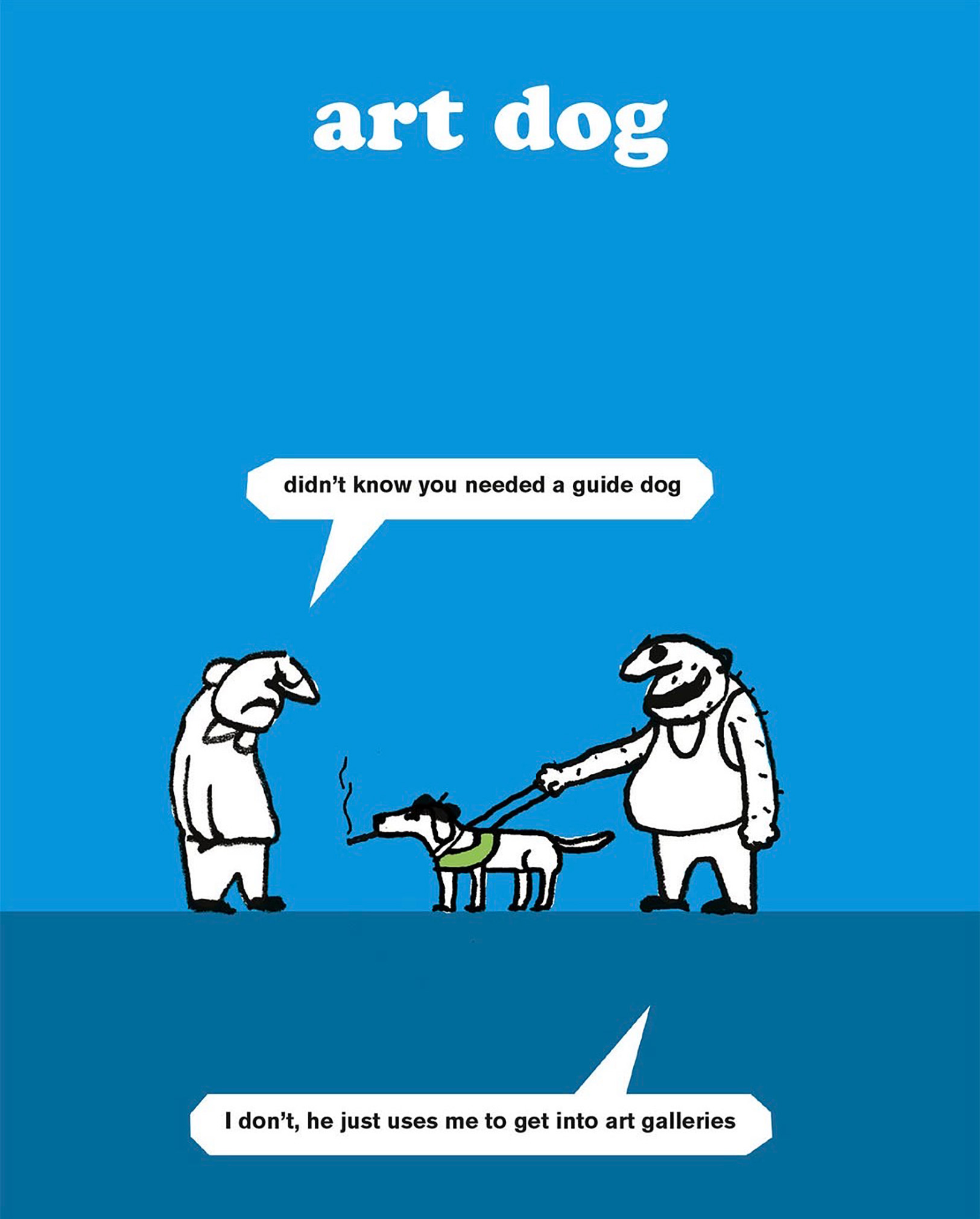cartoon drawing and funny text by Modern Toss