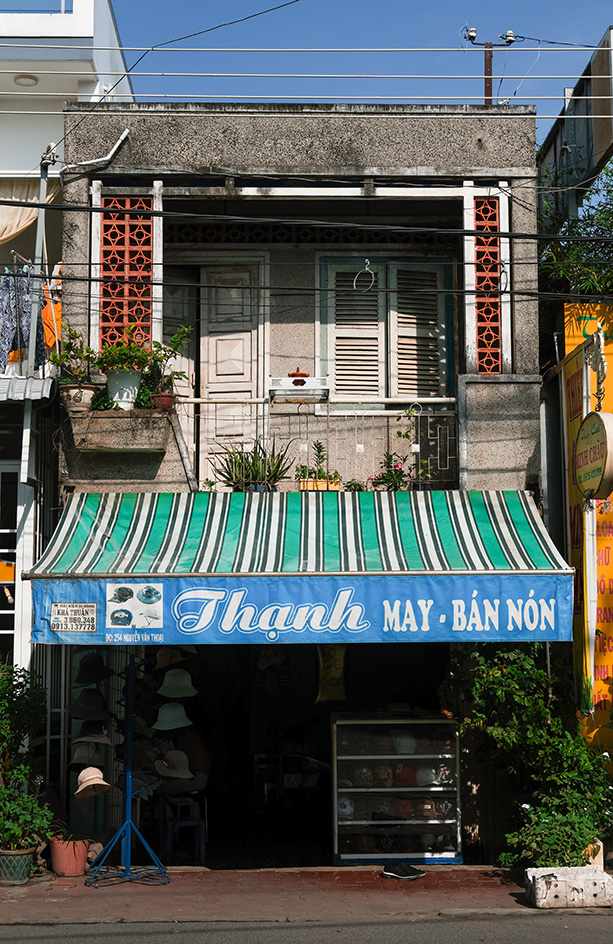 ventilation blocks in Vietnamese modernist architecture building