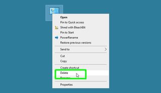 how to enable god mode in Windows - delete