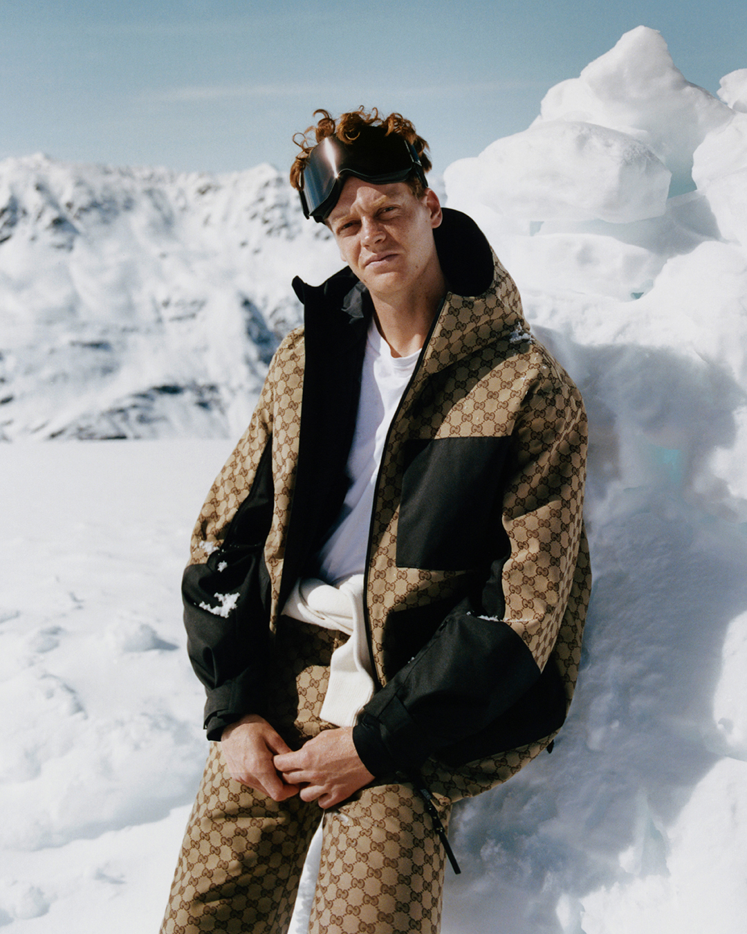 Jannik Sinner stars in Gucci Altitude campaign.
