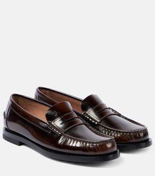 Polished Leather Loafers