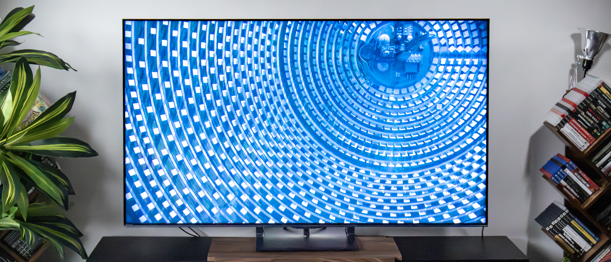 Hisense U75QG Mini-LED TV in an apartment