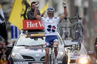 Philippe Gilbert produced a sensational solo ride to win the classics opener Het Volk