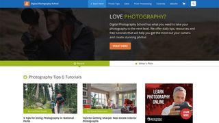 Photography websites: Digital Photographers School
