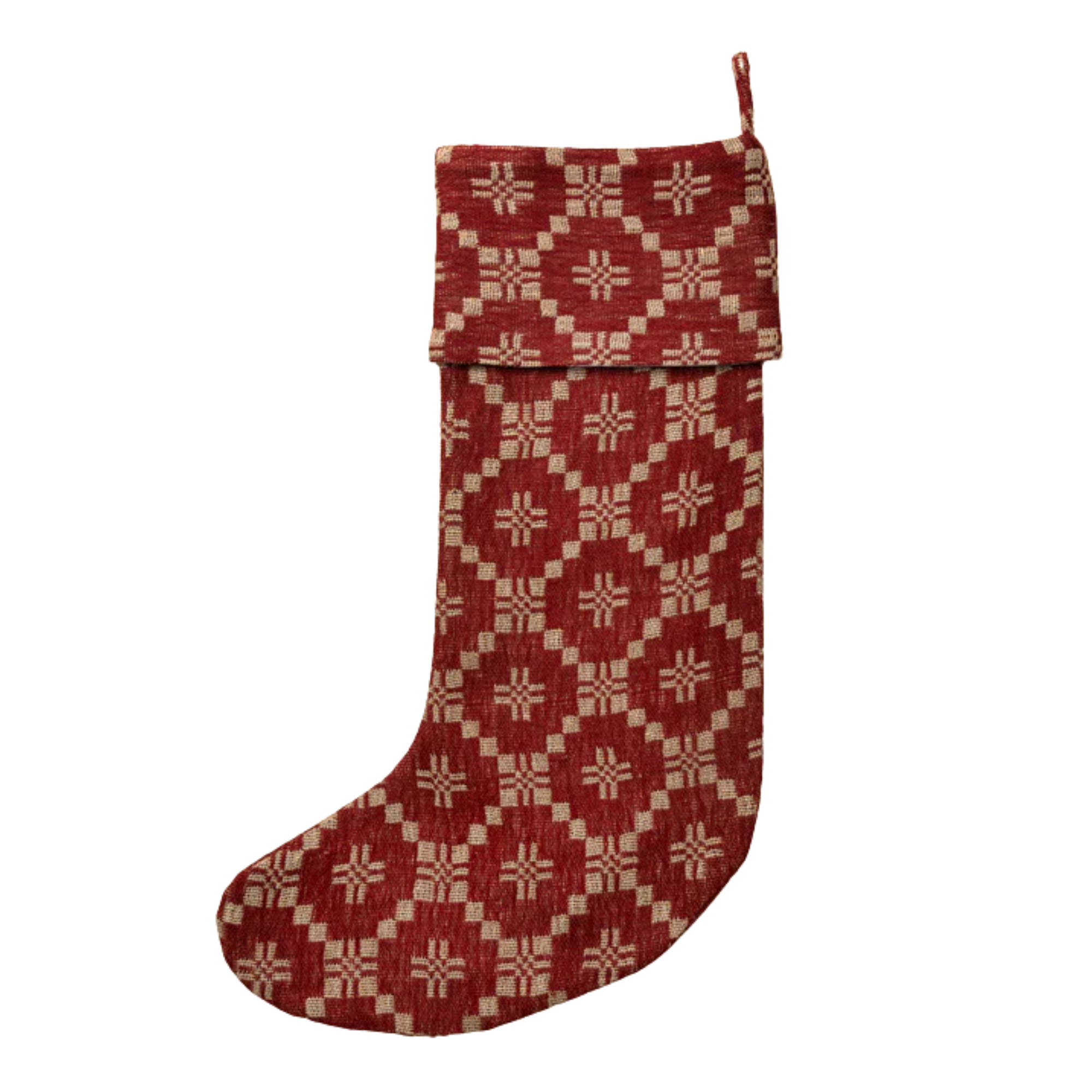 a red christmas stocking