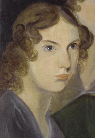 Anne Bronte by Patrick Branwell Bronte, restored.