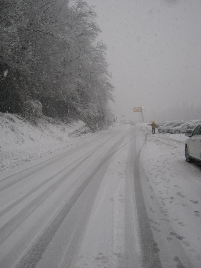 Snow meant that the Milan-San Remo course had to be changed