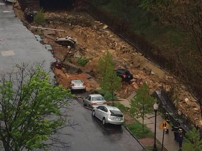 This is what Baltimore&amp;#039;s block-long street collapse looks like, in context