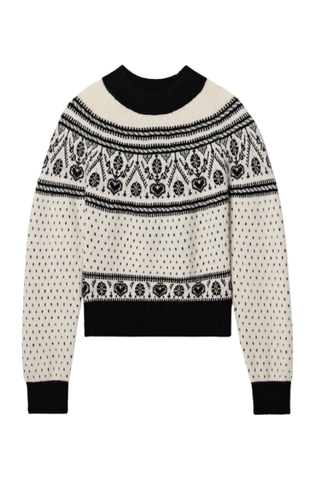 Khaite Guy Intarsia Cashmere-Blend Sweater