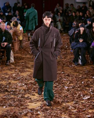 Kiko Kostadinov AW 2025 menswear runway show