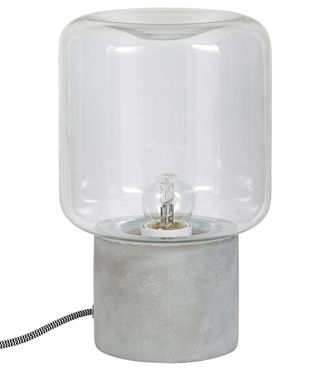 hoxton concrete base table lamp