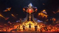 Key art of the Veti expansion for Tempest Rising.