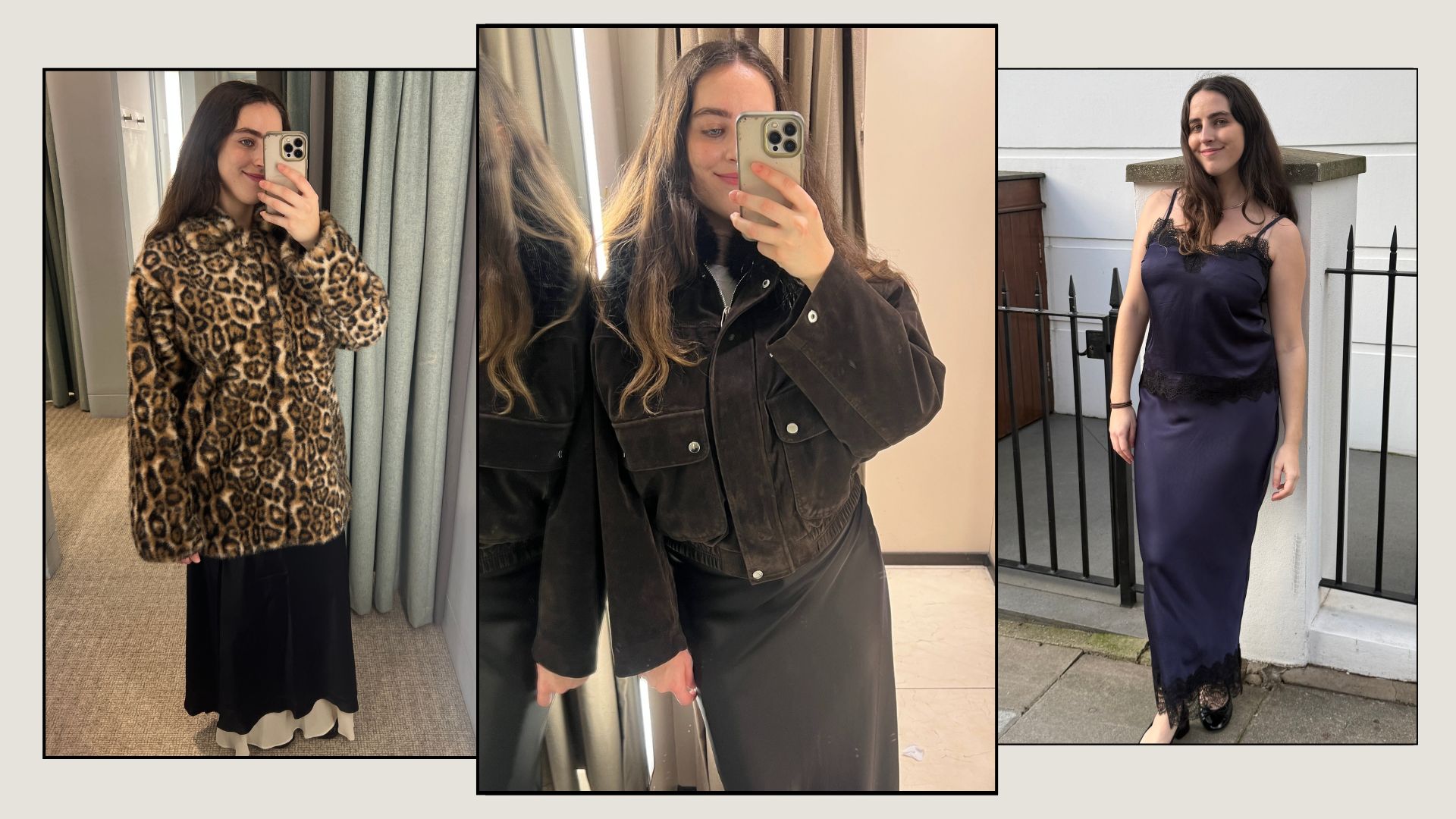 An image ofBest Knockoff Luxury Clothing
 UK&#039;s Ava Gilchrist wearing some of the best satin skirts. 