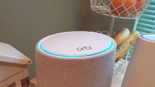 Alexa is built-in to the Orbi Voice