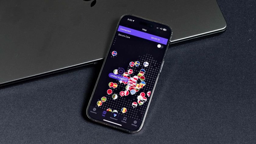 Proton VPN running on an iPhone 14 Pro