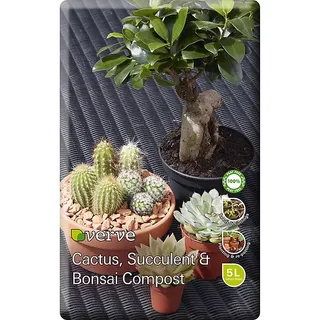 Verve Cactus and Succulent Compost, 5L Bag