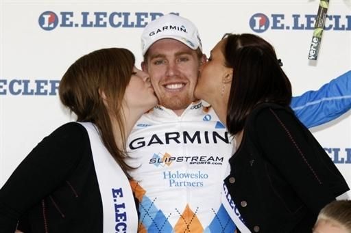 Tyler Farrar (Garmin-Slipstream) after his second stage win in Franco-Belge.