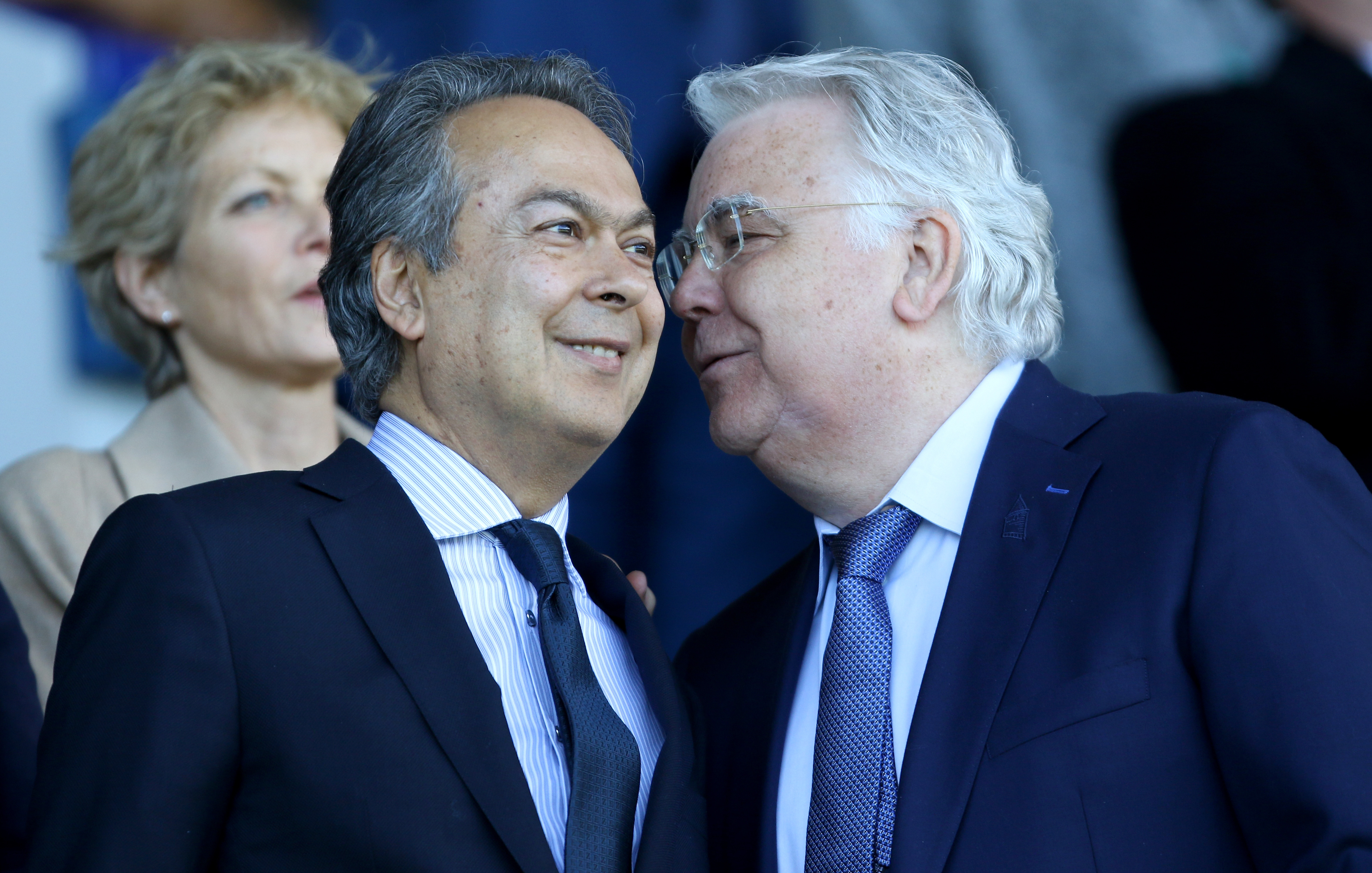 Everton owner Farhad Moshiri and chairman Bill Kenwright