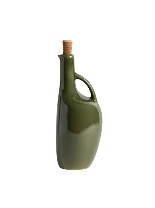 Gharyan Enameled Stoneware Olive Oil Bottle