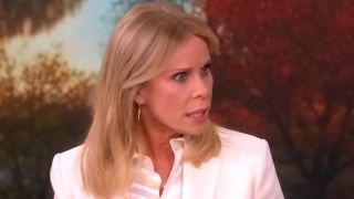 Cheryl Hines appears on The View on October 14, 2025.