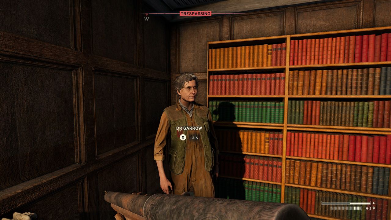 Atomfall endings - Garrow in her office