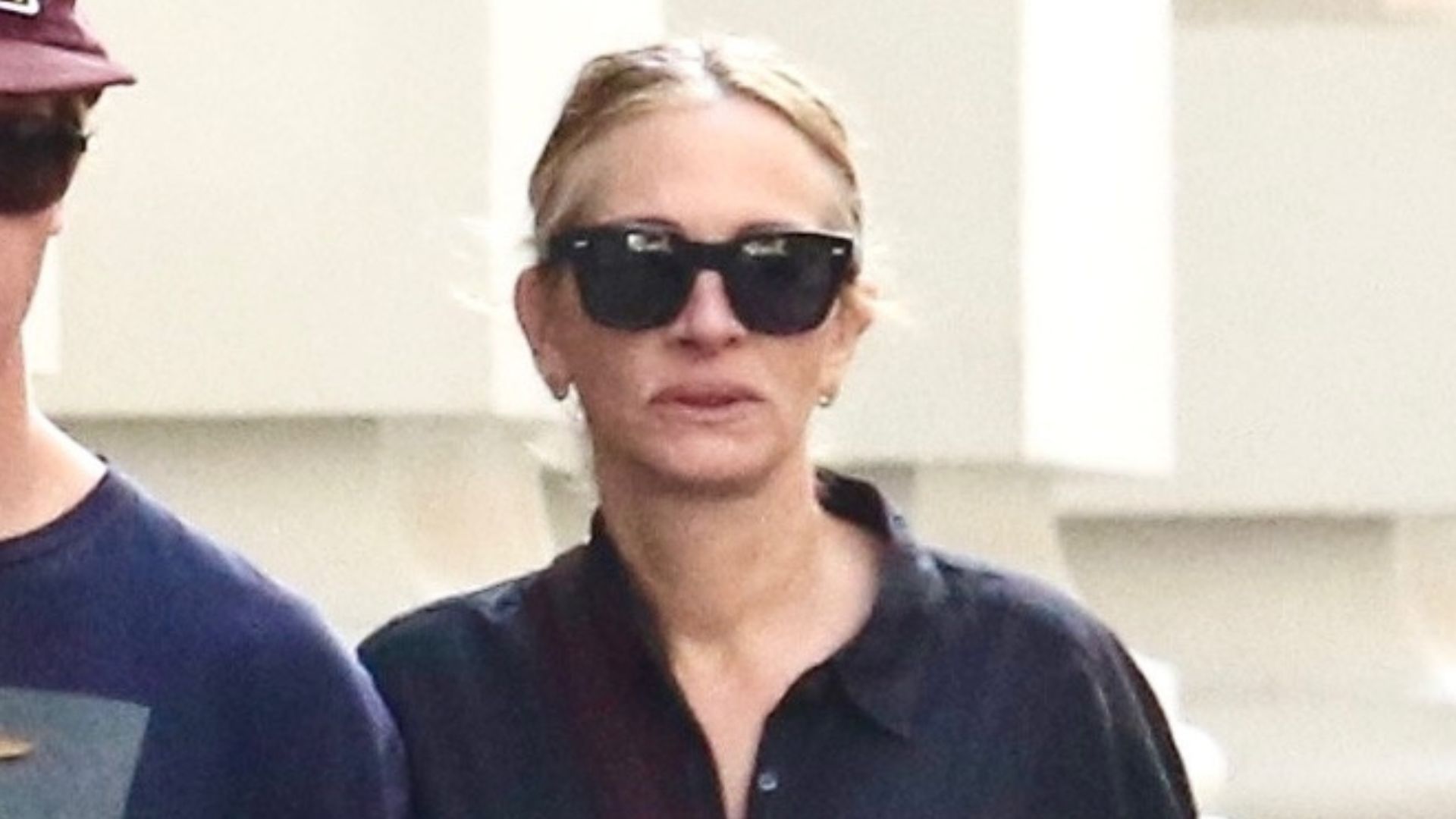 Julia Roberts steps out arm-in-arm with her 21-year-old son Phinnaeus during a very rare outing in NYC
