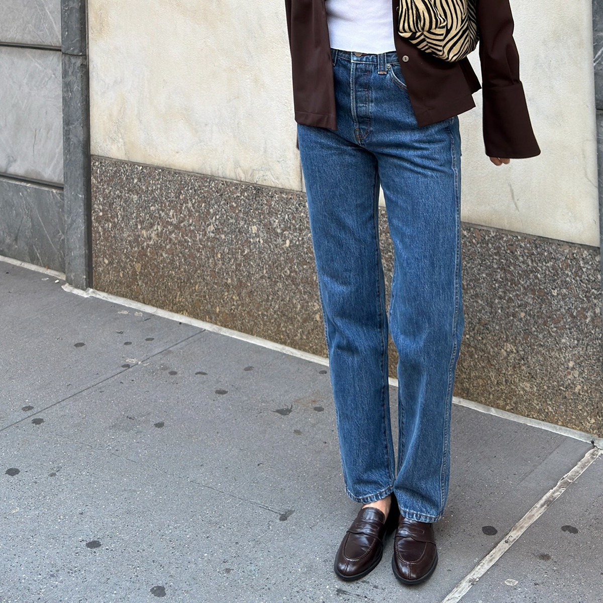 jeans and loafers outfit