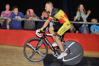 Philippe Gilbert on the track