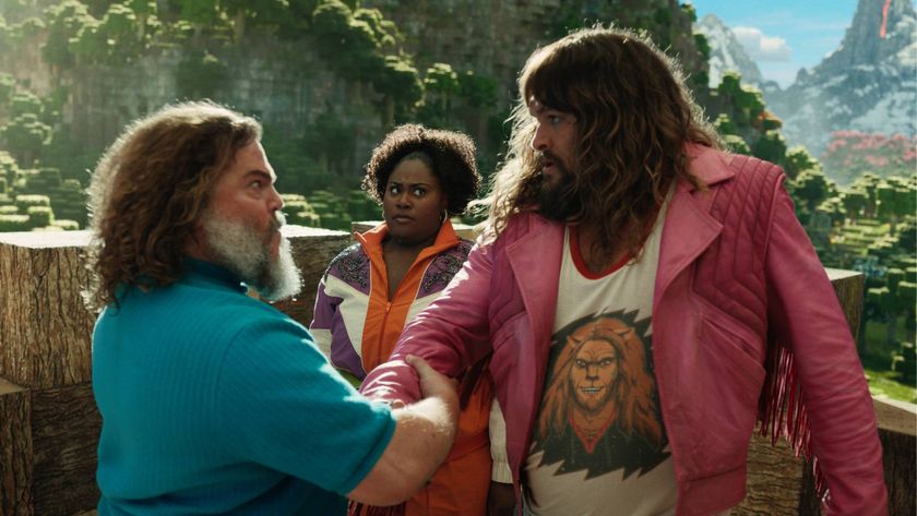 Jack Black, Danielle Brooks, and Jason Momoa in A Minecraft Movie