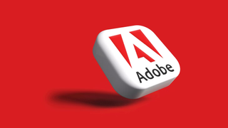 3D version of the Adobe logo