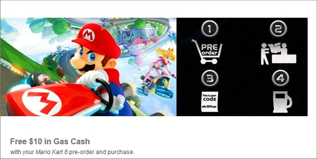Mario Kart 8 Pre-Orders Come With $10 Gas Coupon At Best Buy | Cinemablend
