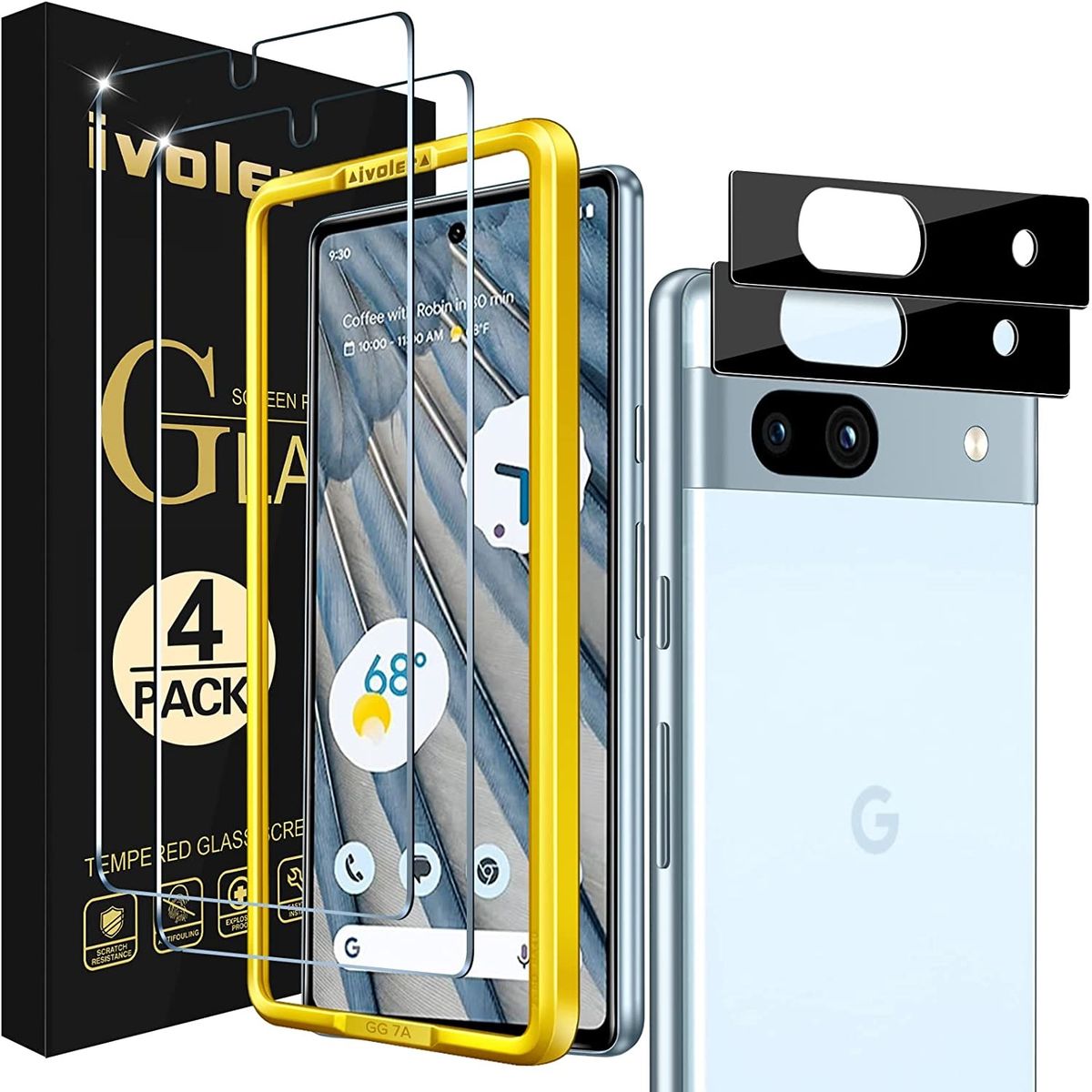 最高の Google ピクセル 7a スクリーン プロテクター uniqueme プロテクター