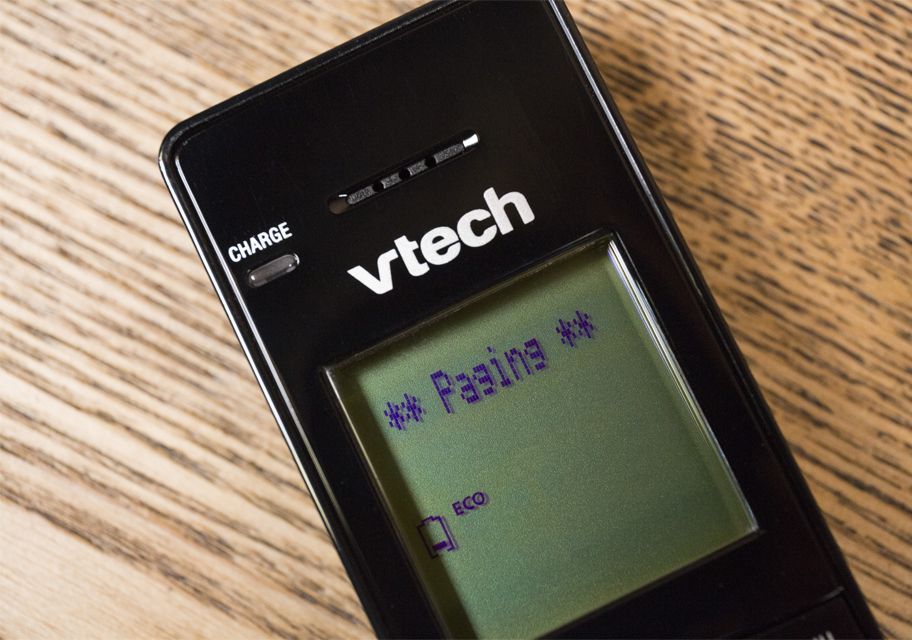 You can use the intercom function to talk between the CS5119 handsets.
