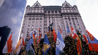 Plaza Hotel, an icon of New York City featured in several movies.