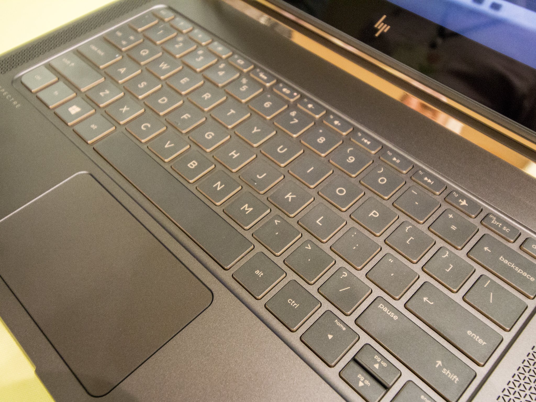 HP Spectre keyboard